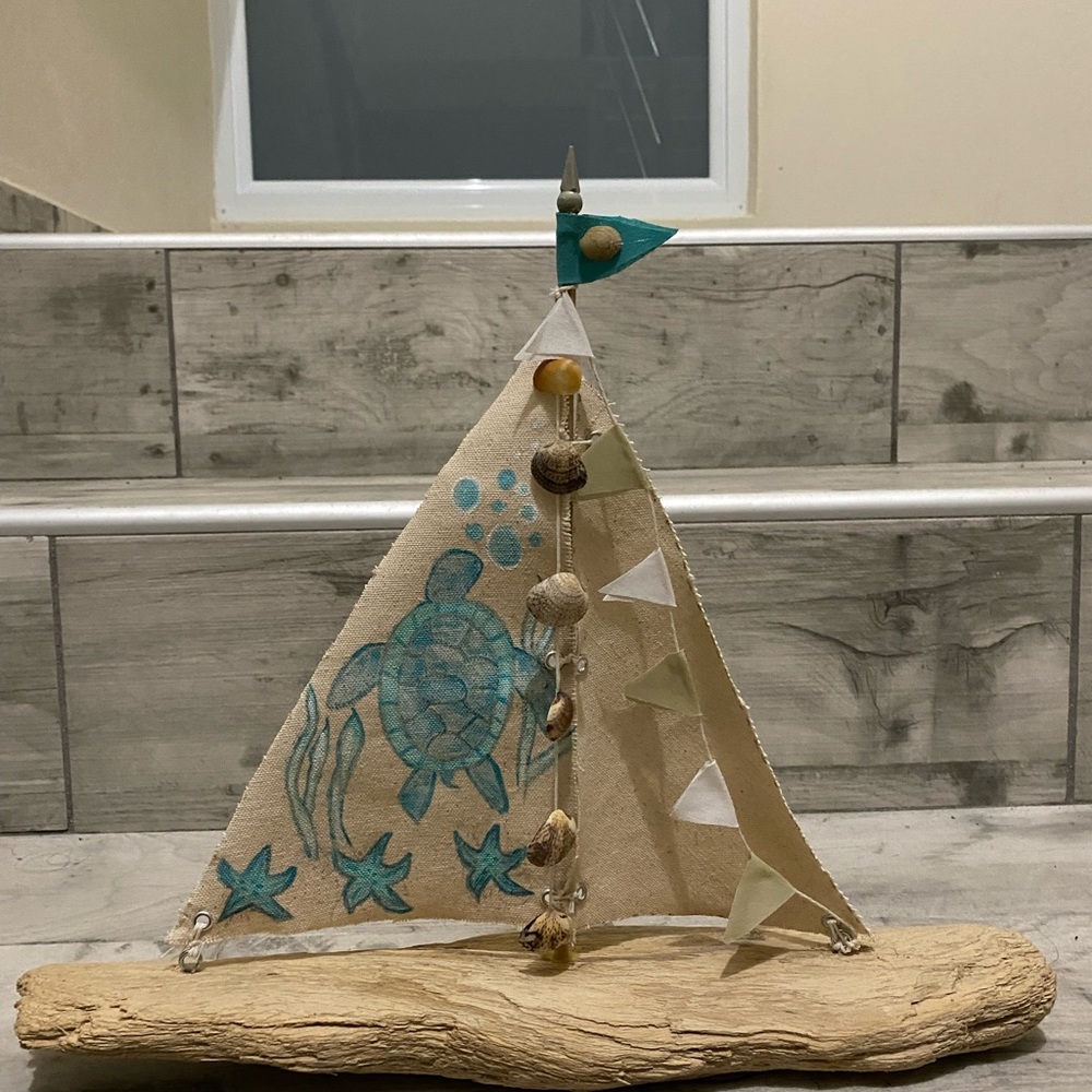 Driftwood sailboat ⛵️